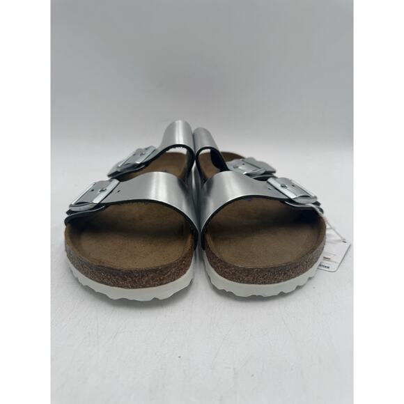 Birkenstock ARIZONA BS Women's NEW Sandal Silver EU Size 40 Regular - Picture 5 of 11